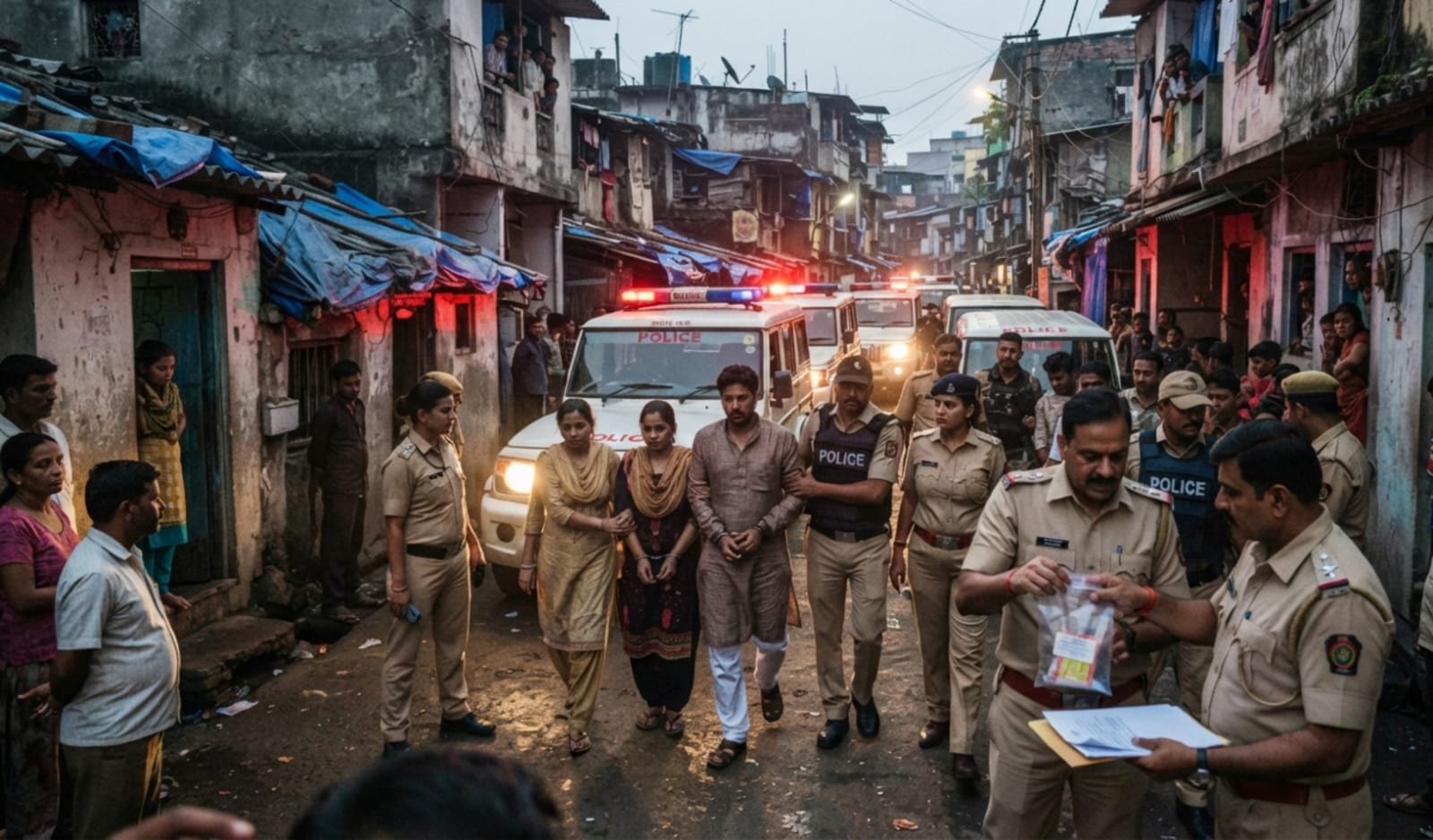 ईरानी बस्ती में पुलिस का तड़के वाला तूफान! 3 वांटेड गिरफ्तार, 8 लाख का ड्रग्स जब्त
