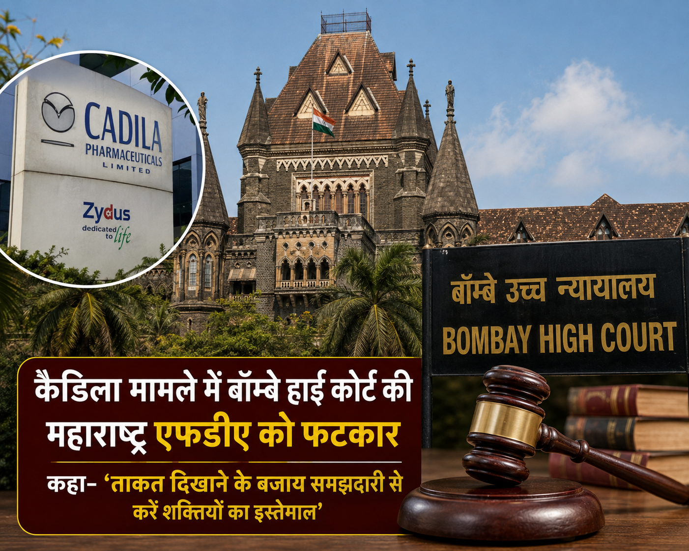 कैडिला मामले में बॉम्बे हाई कोर्ट की एफ़डीए को फटकार, कहा- ‘ताकत दिखाने के बजाय समझदारी से करें शक्तियों का इस्तेमाल’