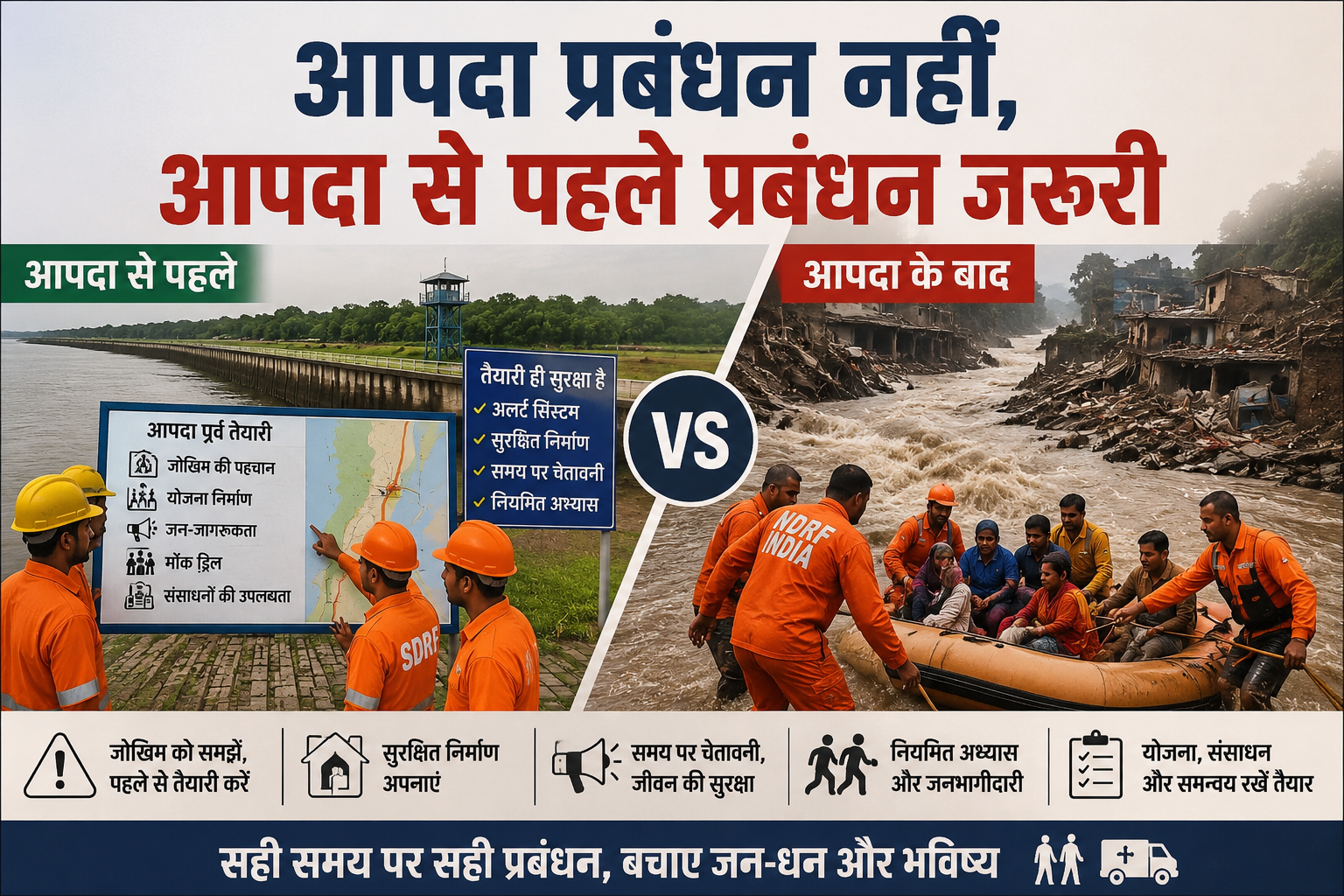 आपदा प्रबंधन नहीं, आपदा से पहले प्रबंधन जरूरी