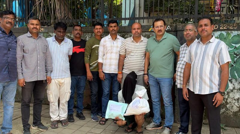 बोरीवली में ₹1.38 करोड़ की हेरोइन के साथ आरोपी गिरफ्तार, सैक बैग में मिली 691 ग्राम ड्रग्स