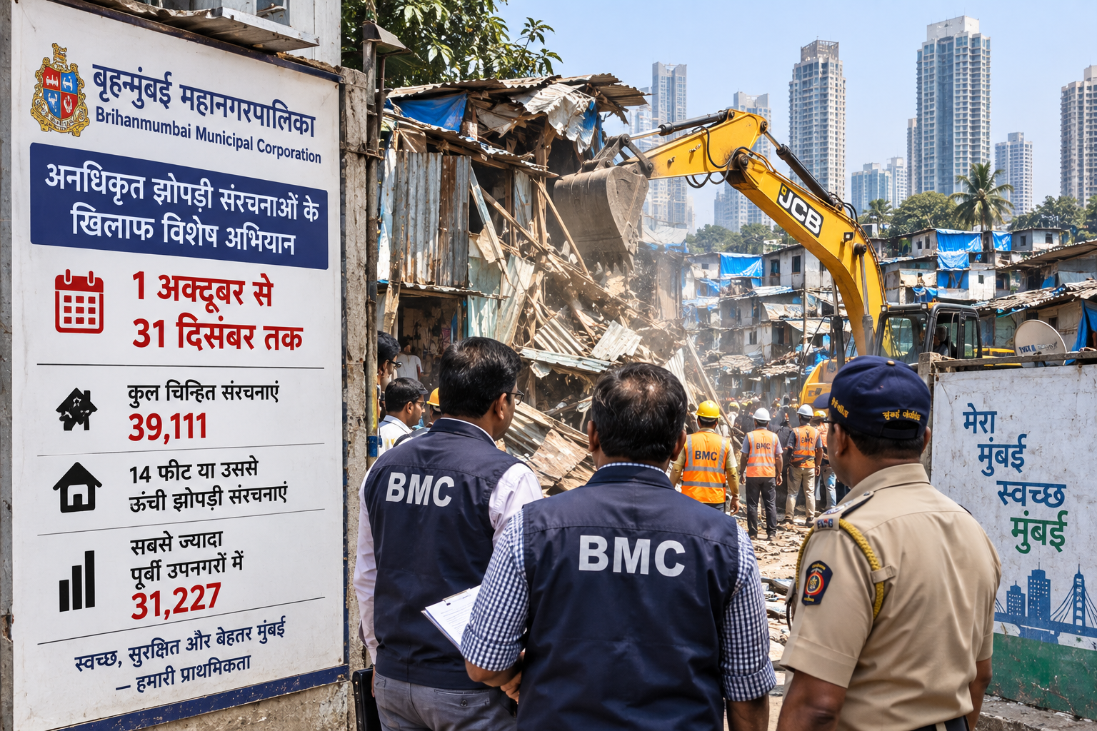 सपनों की मुंबई में 39 हजार आशियानों पर बुलडोजर का साया, गरीबों की बस्तियों में बढ़ी बेचैनी
