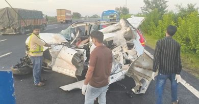 दिल्ली-मुंबई एक्सप्रेसवे पर भीषण हादसा, ट्रक में घुसी कार; तीन युवकों की मौत