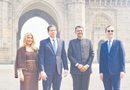 गेटवे ऑफ इंडिया पर सीएम देवेंद्र फडणवीस ने अमेरिकी विदेश मंत्री मार्को रुबियो का किया स्वागत