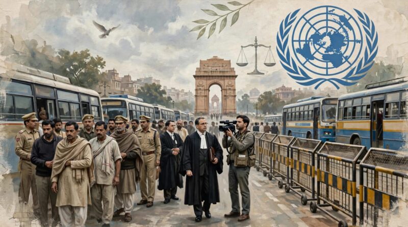 अंतरराष्ट्रीय फजीहत: संयुक्त राष्ट्र ने भारत सरकार को लगाई फटकार, हजारों की हिरासत पर जताई गंभीर चिंता