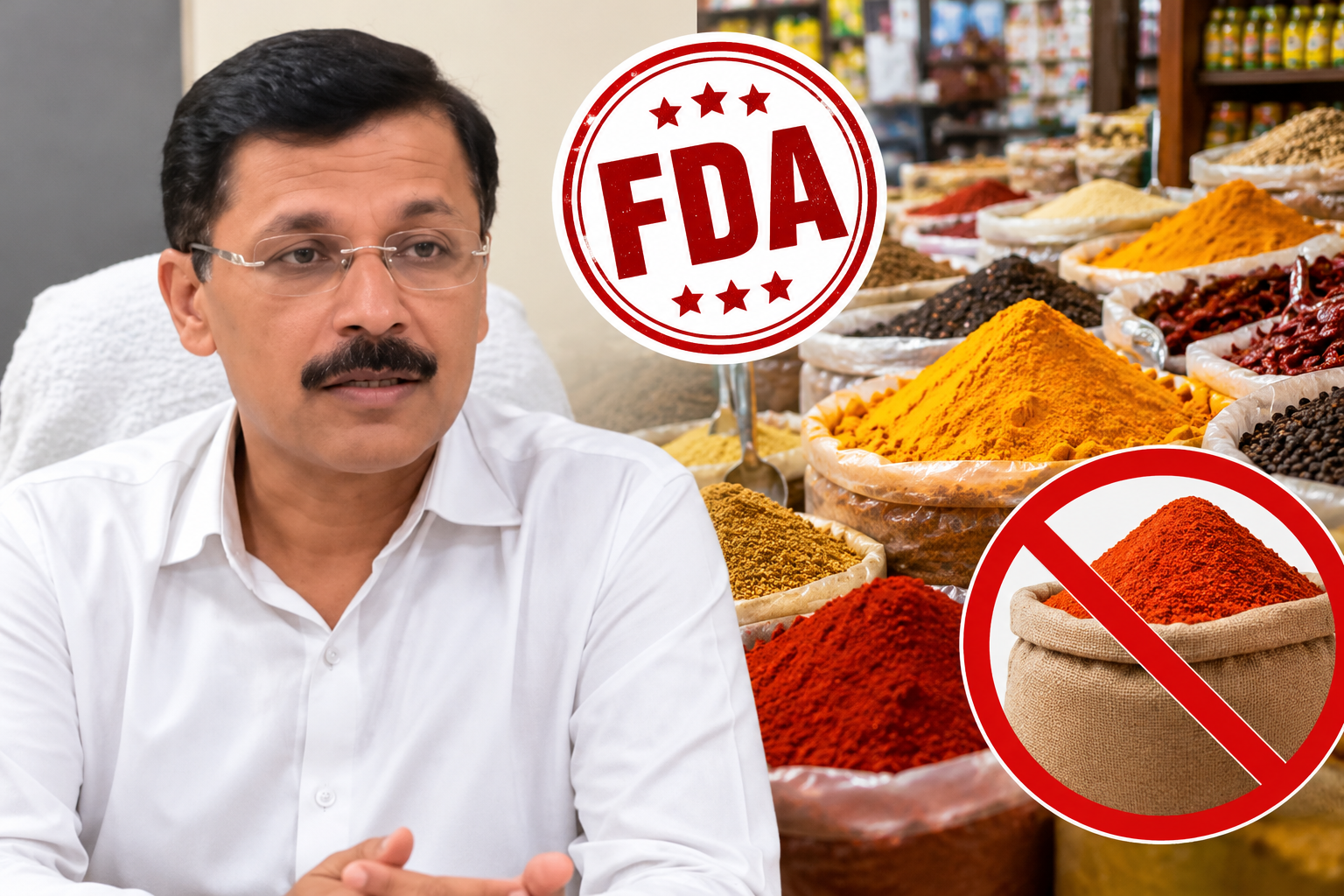 महाराष्ट्र में मसालों पर FDA की सख्ती: खुले मसाला पाउडर की बिक्री पर रोक