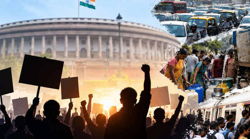 लोकतांत्रिक विरोध और जनजीवन की दुश्वारियाँ
